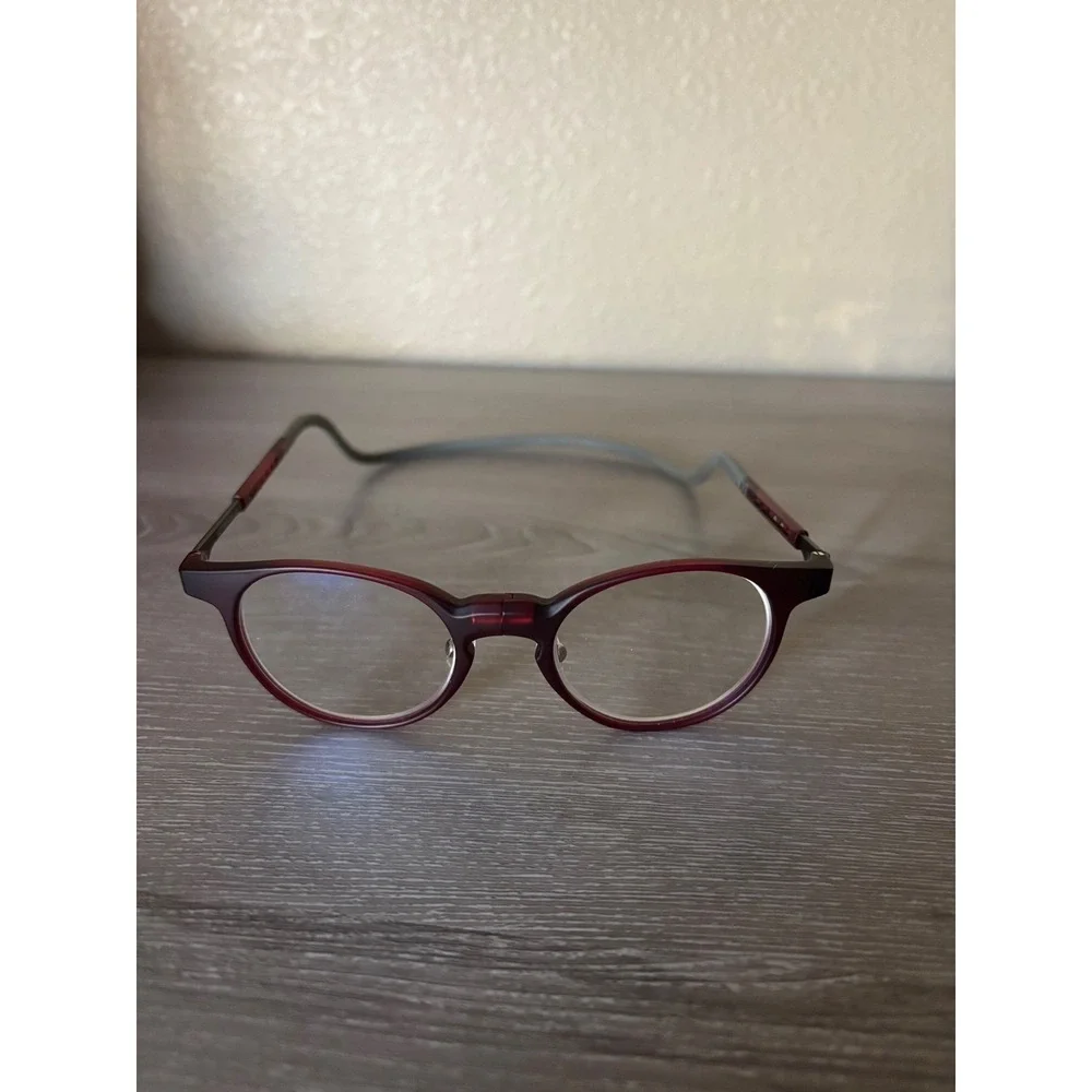 Slastik Magnetic Front Connection Reading Glasses Burgundy‎ FRAMES Biobased